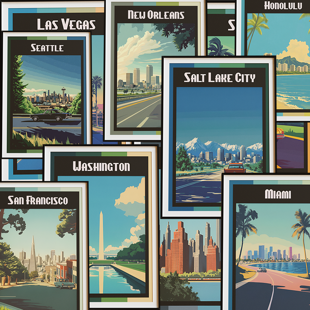 Retro Cities Collection